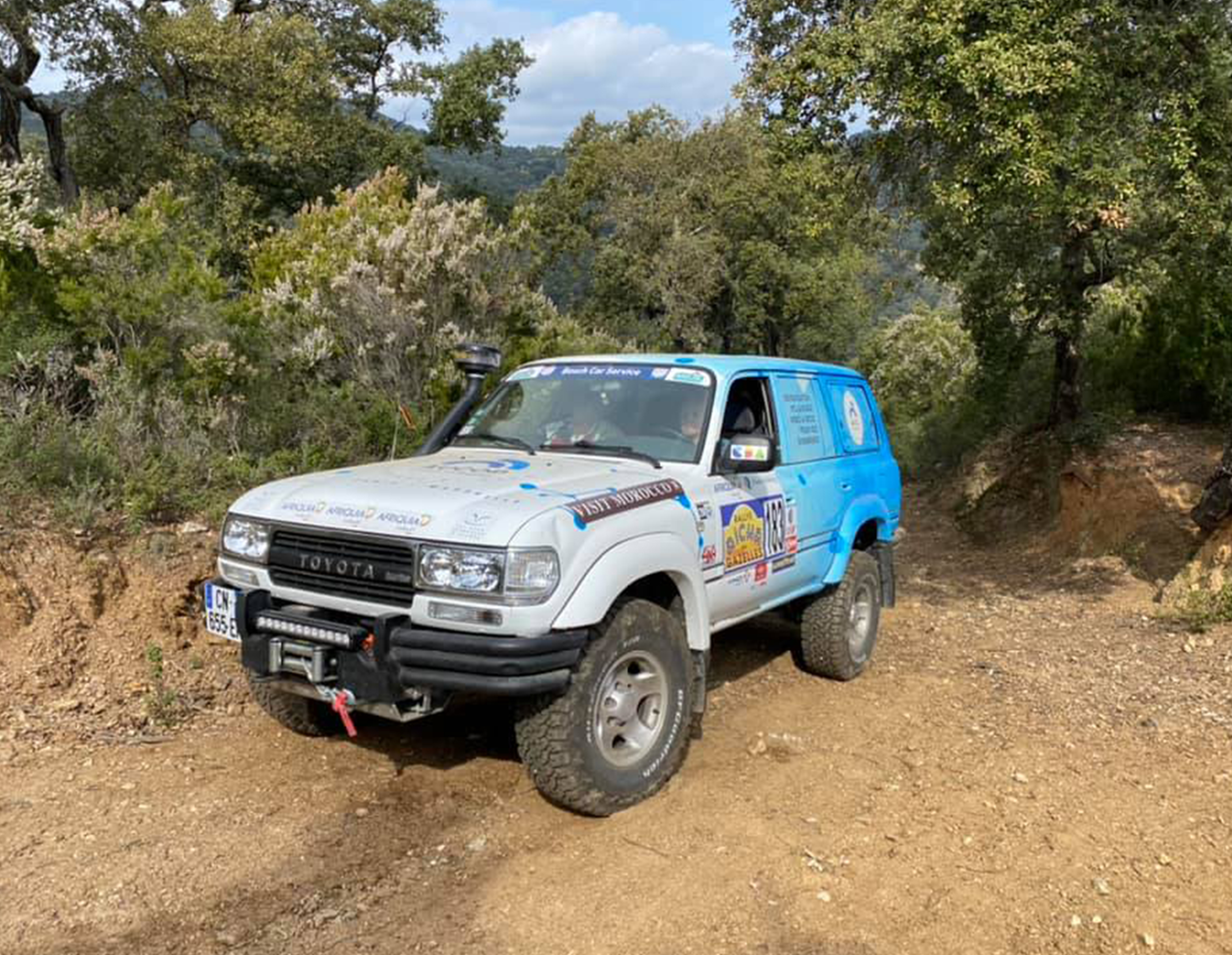 AUCOP sponsor officiel de l’équipage 183 au Rallye Aïcha des Gazelles du Maroc