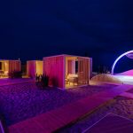 PLAGE FREEWHEEL - CANNES LIONS 2025 : AUCOP CONSTRUIT ET REUTILISE LES CABANES Montage de 7 cabanes - structures événementielles réutilisées - AUCOP