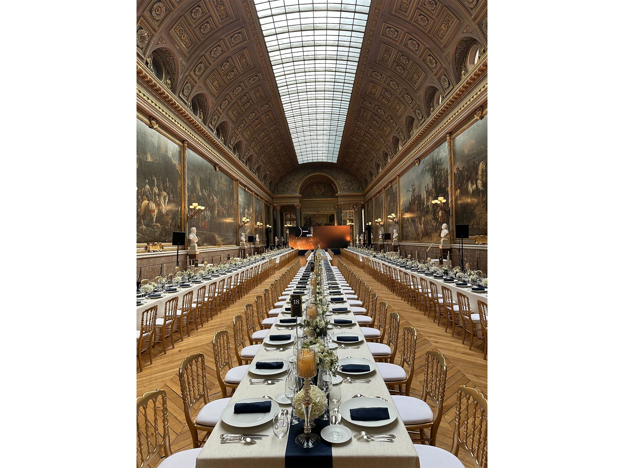 SOIREE DE GALA AU CHATEAU DE VERSAILLES