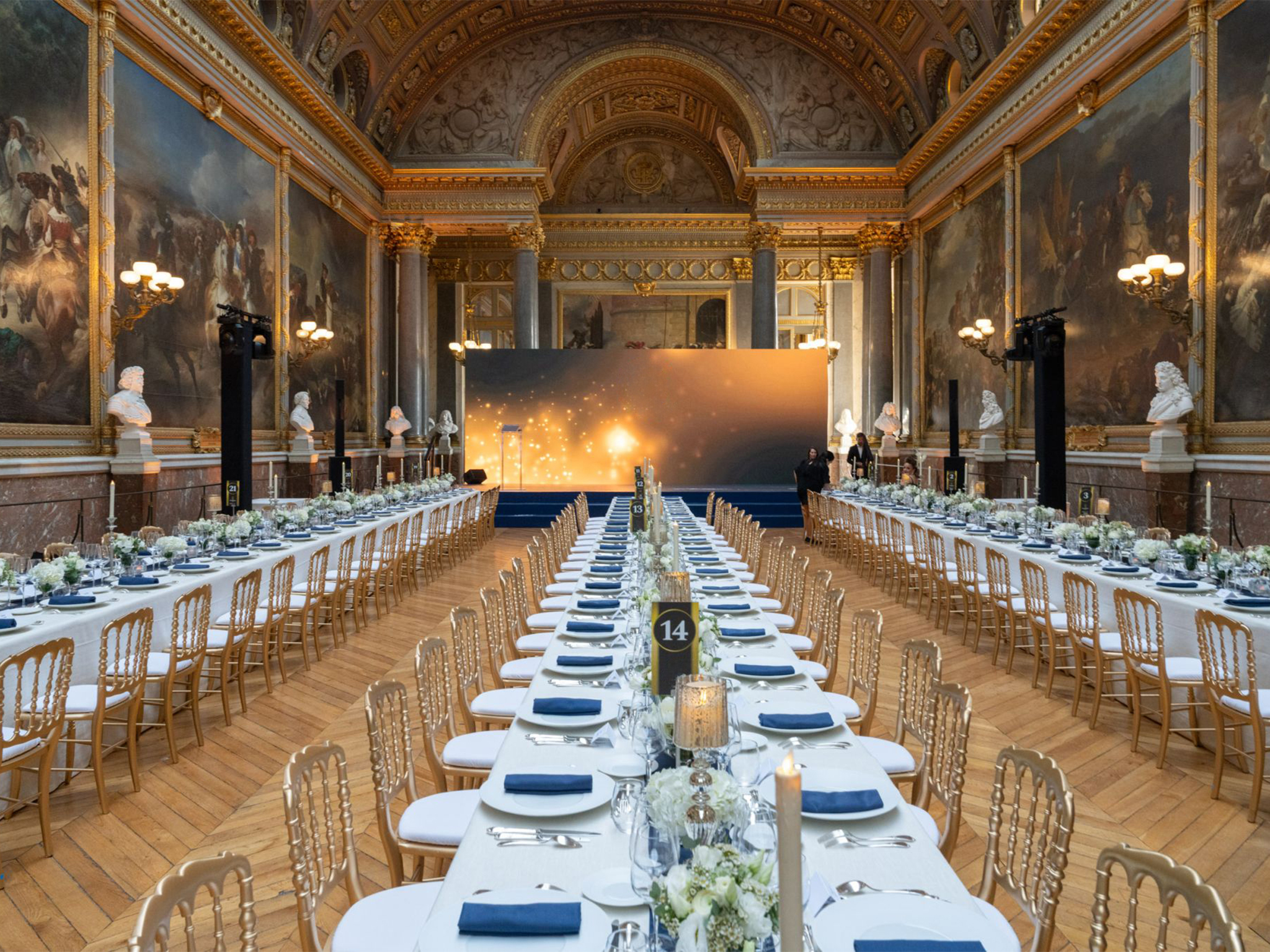 SOIREE DE GALA AU CHATEAU DE VERSAILLES